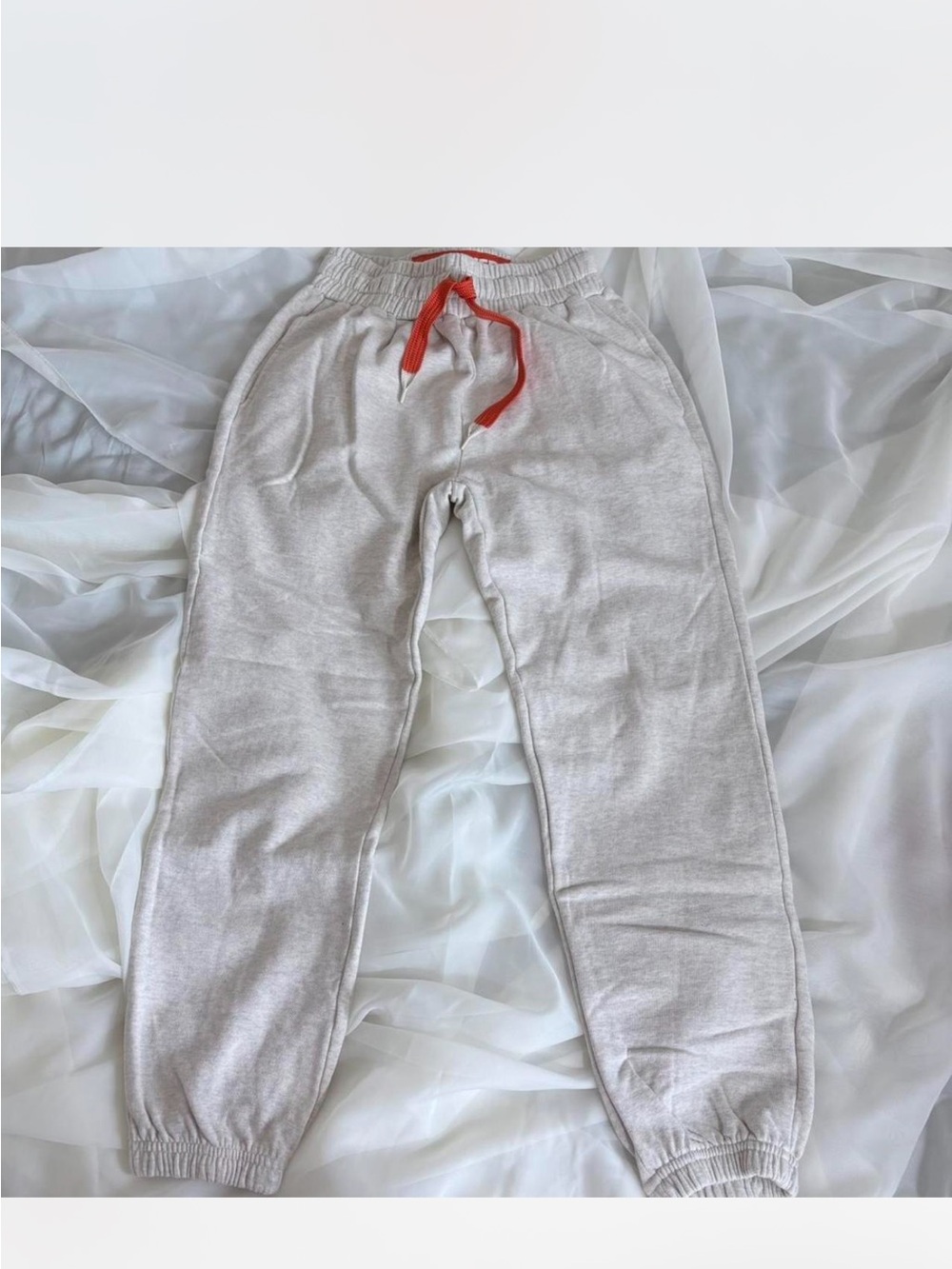 MOTHER Knockout Joggers with Orange Drawstring - Picture 4 of 8